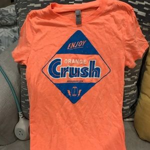 Orange Crush/broncos tee (S)